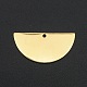 201 pendentifs demi-cercle en acier inoxydable A-STAS-N090-LA207-1