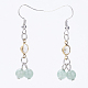 Gemstone Bead Dangle Earrings EJEW-JE02434-2