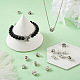 Kissitty 40 pièces 20 perles européennes en alliage de zinc de style FIND-KS0001-20-8