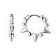 Серьги-кольца из серебра 925 унисекс EJEW-AA00271-02P-1