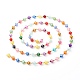 Handgemachte Perlenketten aus Acryl AJEW-JB01071-1