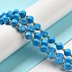 Dyed Natural Howlite Beads Strands G-G023-B01-02A-2