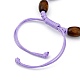 Braccialetti di perline intrecciati per bambini con cordoncino coreano cerato regolabile BJEW-JB05437-04-3