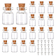 Sunnyclue 40 piezas 2 estilo mini lindo pequeño frasco de vidrio botellas de vidrio AJEW-SC0001-37-1