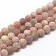 Chapelets de perles de sunstone naturelle naturelles G-R446-10mm-36-1