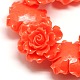 Synthetic Coral Beads Strands CORA-L013-02-1