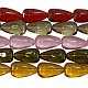 Стеклянные бусины-капли разных цветов X-GS051-2