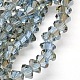 Electroplate Glass Beads Strands EGLA-J014-6mm-H44-1