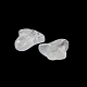 Pulvériser perles de verre transparentes peintes GLAA-D006-20-4