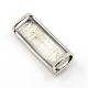 Smooth 304 Stainless Steel Slide Charms STAS-I005-07-2