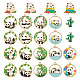 Pandahall 24 шт. 12 стильные подвески из сплава с эмалью FIND-TA0002-72-2