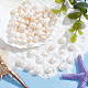 Nbeads 2 fili fili di perle keshi naturali coltivate d'acqua dolce PEAR-NB0002-22-4