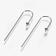925 Sterling Silver Earring Hooks STER-F040-06P-2