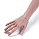 Adjustable Nylon Thread Braided Beaded Bracelets BJEW-JB04376-05-4