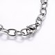 304 Stainless Steel Link Bracelets STAS-O099-07GP-4