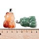 Pendentifs en pierres précieuses mixtes naturels et synthétiques G-P520-10P-3