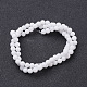 Chapelets de perles de jade blanche naturelle X-GSR10mmC067-3
