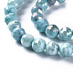 Cuisson opaque de perles de verre peintes EGLA-N006-005D-3