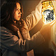Film de lampe en pvc pour bricolage lumière colorée lampe suspendue bocal en verre dépoli DIY-WH0408-013-6