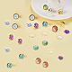 SUNNYCLUE 1 Box DIY 30 Pairs 3 Color Cabochon Stud Earrings Making Starter Kit 60pcs Stud Ear Cabochon Setting Post Cup Blank Tray Base Fit 8mm Clear Glass Cabochons Plastic Earring Ear Nuts DIY-SC0005-62-8mm-6