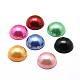 Half Round Domed Imitated Pearl Acrylic Cabochons OACR-H001-7x3.5mm-1