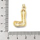 Pendentifs d'émail en alliage&nbsp;ENAM-S023-01G-L-3