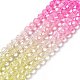 Chapelets de perles en verre transparente   GLAA-E036-07G-2