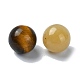 Cuentas redondas de piedras preciosas mixtas naturales y sintéticas G-P519-02-2