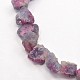 Natural Purple Red Tourmaline Bead Strands G-N0045-07C-1