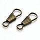 Tone Iron Keychain Clasp Findings IFIN-E734-06AB-NF-1