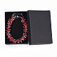 Bracelets de perles de verre BJEW-JB04407-03-4
