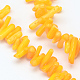 Dyed Chips Synthetic Coral Beads Strands CORA-Q026-01D-1