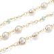 Handgefertigte Perlenketten aus Messing CHC-M021-13LG-1