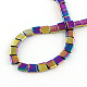 Electroplate Non-magnetic Synthetic Hematite Multi-Strand Links G-S199-06B-2