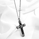 Stainless Steel Cross Pendant Necklaces TQ9204-3-1