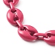 Alloy Coffee Bean Chain Bracelets BJEW-JB06247-6
