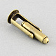 真鍮製カフセッティング  アパレルアクセサリのカフスボタンパーツ  アンティークブロンズ  トレイ：10mm  17.5x10mm KK-S133-10mm-KP001AB-3