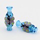 Handmade Lampwork 3D Vase with Butterfly Big Beads LAMP-L047-02-1