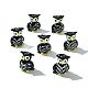 10 Stück handgefertigte Bunte Malerei-Perlenstränge&nbsp;LAMP-CJ0002-08-1