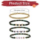 Ensemble de bracelets extensibles empilables de perles love mama pour la fête des mères BJEW-SZ0001-90-2