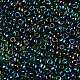 TOHOラウンドシードビーズ  日本製シードビーズ  （397)つの内側の色ab緑/紫の裏地  11/0  2.2mm  穴：0.8mm  約5555個/50g SEED-XTR11-0397-2