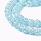 Chapelets de perles en verre craquelé GLAA-F098-06B-03-3