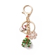 Glas-Schlüsselanhänger mit Weihnachtsmotiv KEYC-TA00011-3
