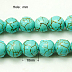 Synthetic Turquoise Beads Strands TURQ-H055-24-2