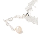 Bracelets de perles en perles naturelles et en cristal de quartz BJEW-C051-27S-3