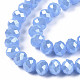Electroplate Glass Beads Strands EGLA-A034-J4mm-A02-2
