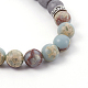 Natural & Synthetic Mixed Stone Stretch Bracelets BJEW-JB04003-3