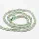 Chapelets de perles en aventurine vert naturel G-N0175-01B-4x6mm-3