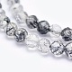 Chapelets de perles en quartz rutile noir naturel G-O166-23-4mm-3