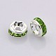 Brass Rhinestone Spacer Beads RB-A014-Z4mm-07S-NF-2